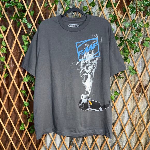 Vintage Y2K fmf flying machine factory exhaust smoke t-shirt - Picture 1 of 4